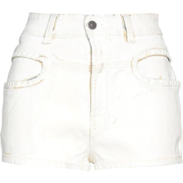 shorts Diesel bianco tinta unita