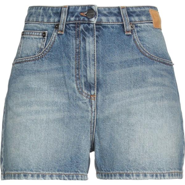 shorts Palm Angels blu tinta unita