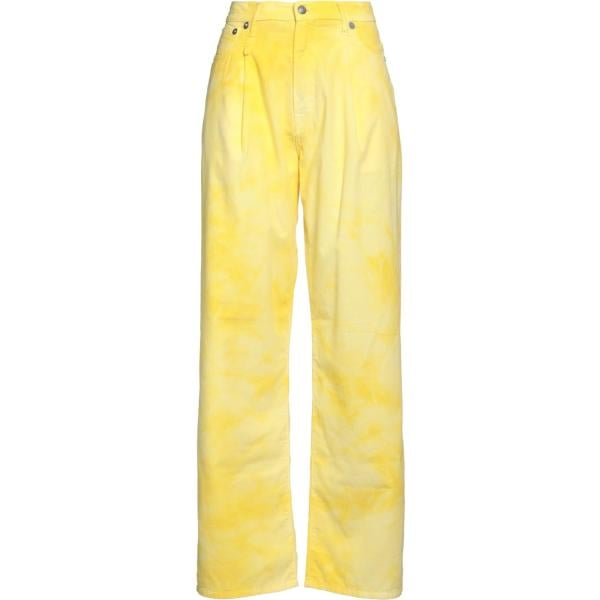 pantaloni R13 giallo tinta unita