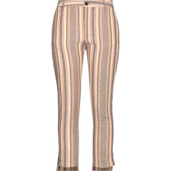 pantaloni Nostrasantissima marrone a righe