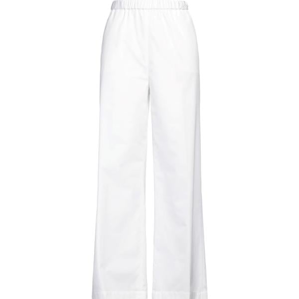 pantaloni Aspesi bianco tinta unita