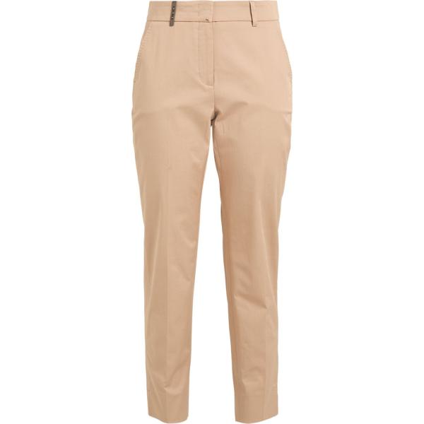 pantaloni Peserico marrone tinta unita