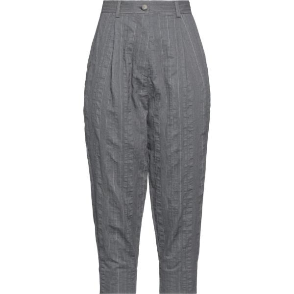 pantaloni Virginia Bizzi grigio a righe