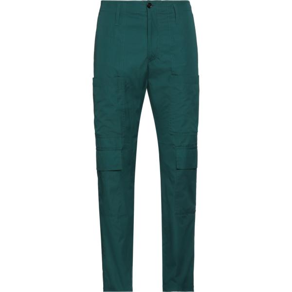 pantaloni cargo Dries Van Noten verde tinta unita