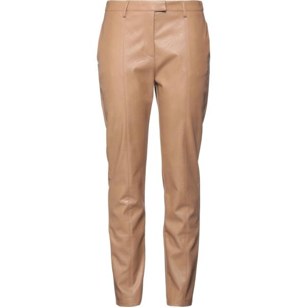 pantaloni Manila Grace marrone tinta unita