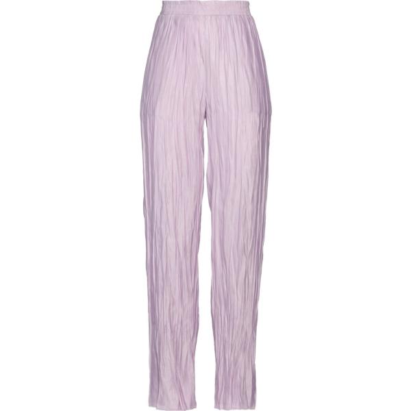 pantaloni Roberto Collina viola tinta unita