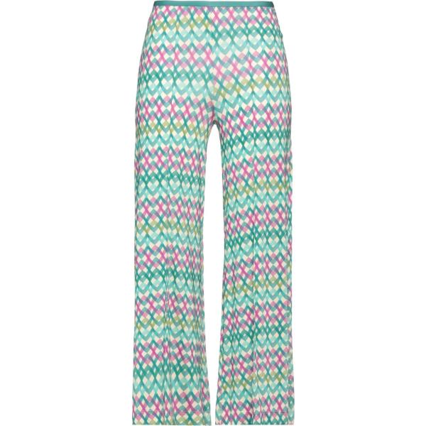 pantaloni Siyu blu geometrica