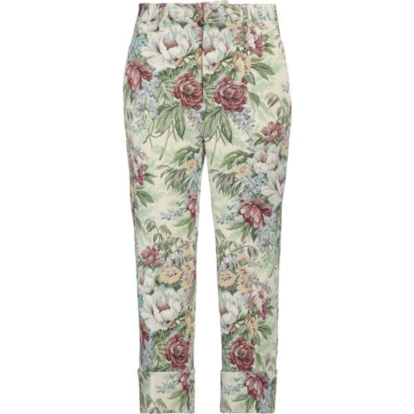 pantaloni Dsquared2 verde a fiori