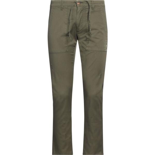 pantaloni Grey Daniele Alessandrini verde tinta unita