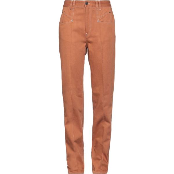 pantaloni Isabel Marant marrone tinta unita
