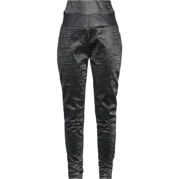 Leggings da donna in nero pece a vita alta Wolford