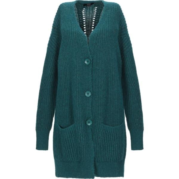 cardigans Seventy Venezia verde tinta unita