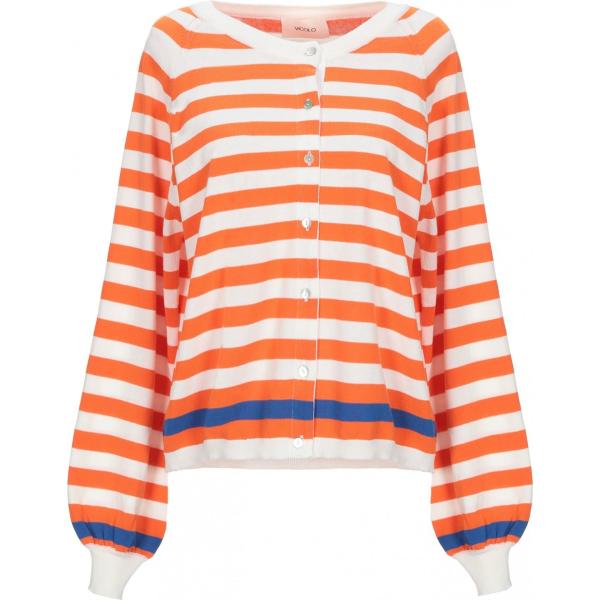 cardigans Vicolo bianco a righe