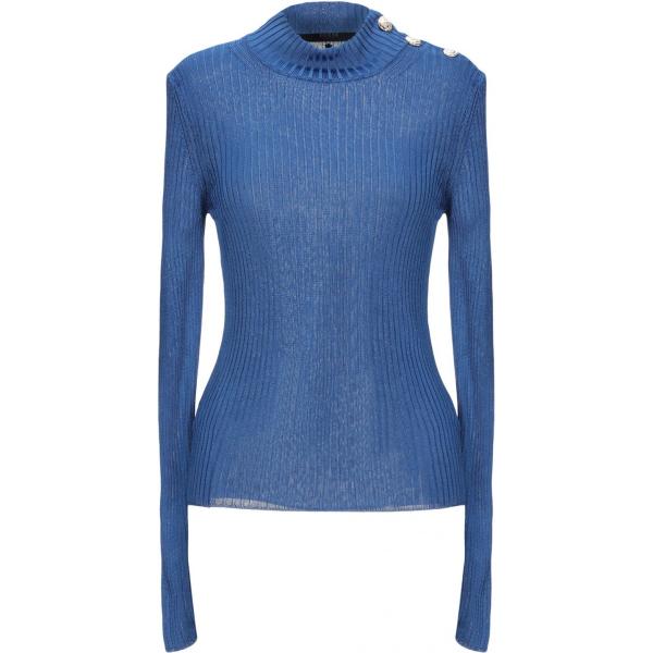 pullovers Guess blu tinta unita