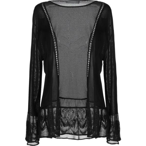 pullovers Alberta Ferretti nero tinta unita