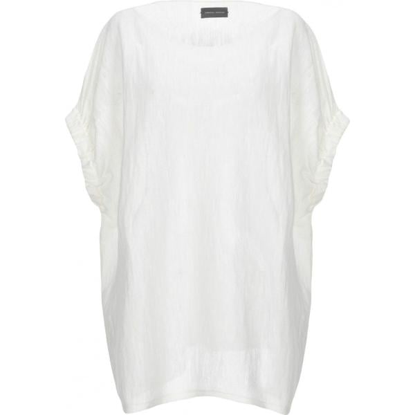 pullovers Roberto Collina bianco tinta unita