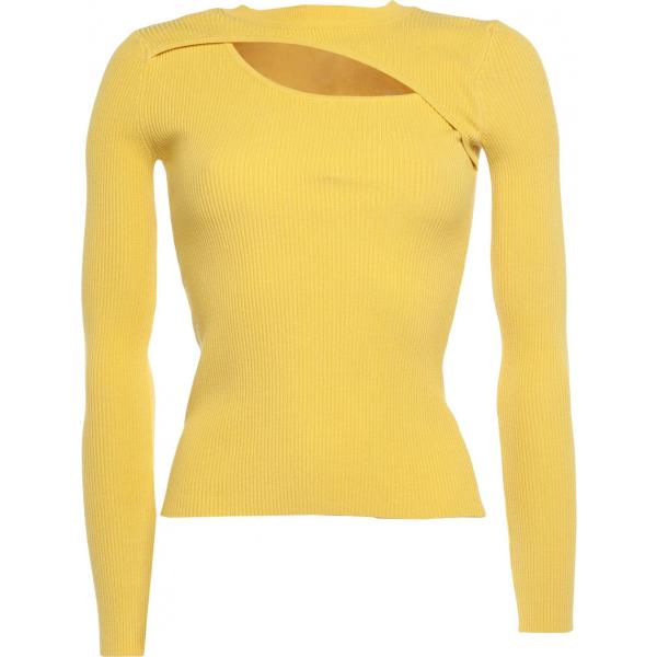 pullovers Vicolo giallo tinta unita
