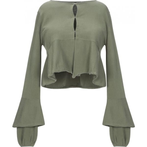 cardigans Stefanel verde tinta unita