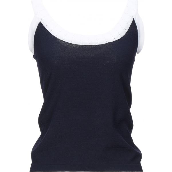 top Cashmere Company nero tinta unita