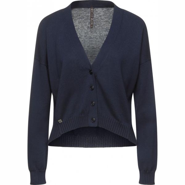 cardigans Manila Grace blu tinta unita