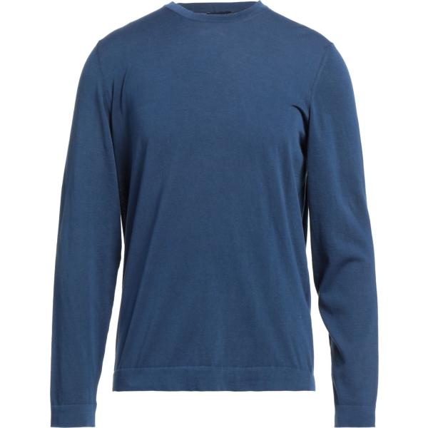 pullovers Drumohr blu tinta unita