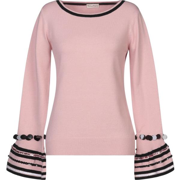 pullovers Cashmere Company rosa tinta unita