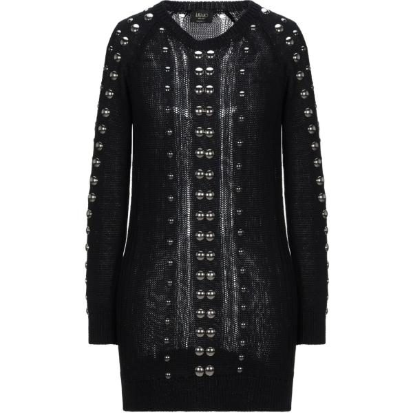 pullovers Liu •Jo nero tinta unita