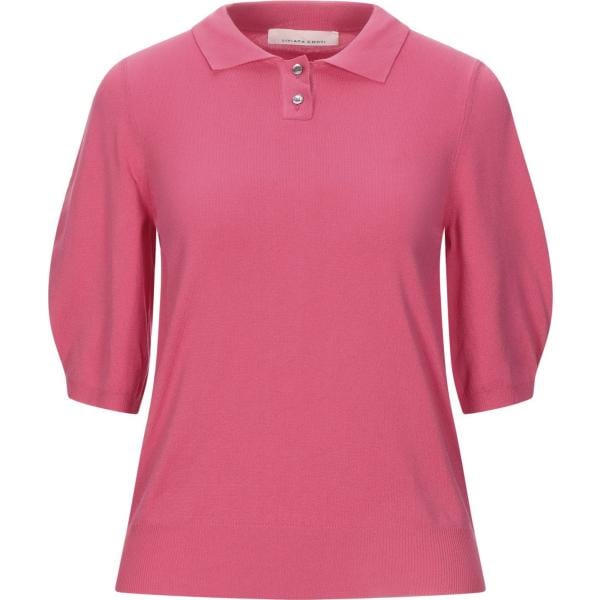 pullovers Liviana Conti rosa tinta unita