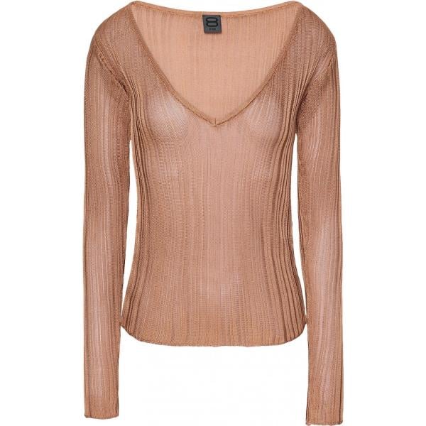pullovers 8 by YOOX marrone tinta unita