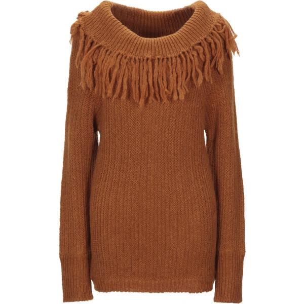 pullovers Silvian Heach marrone tinta unita