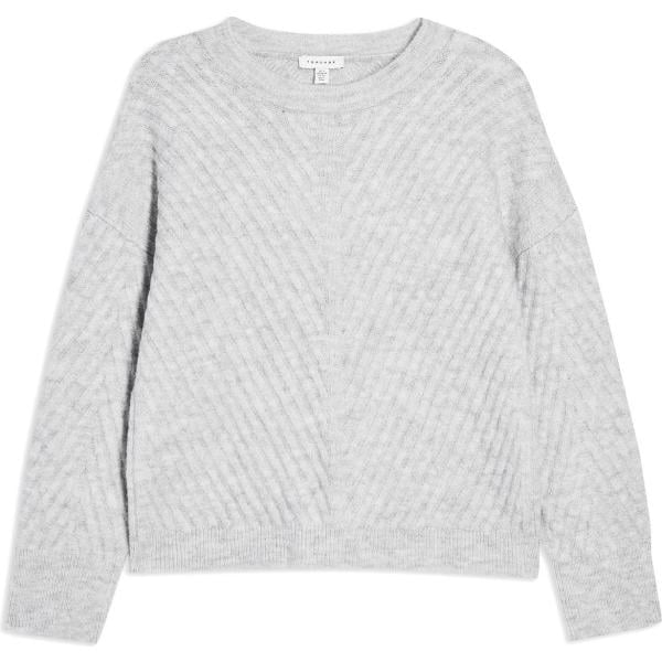 pullovers Topshop grigio tinta unita