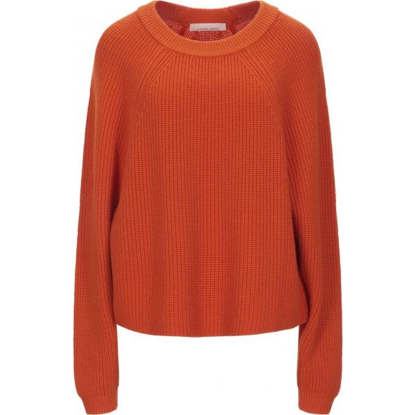 pullovers Liviana Conti arancione tinta unita