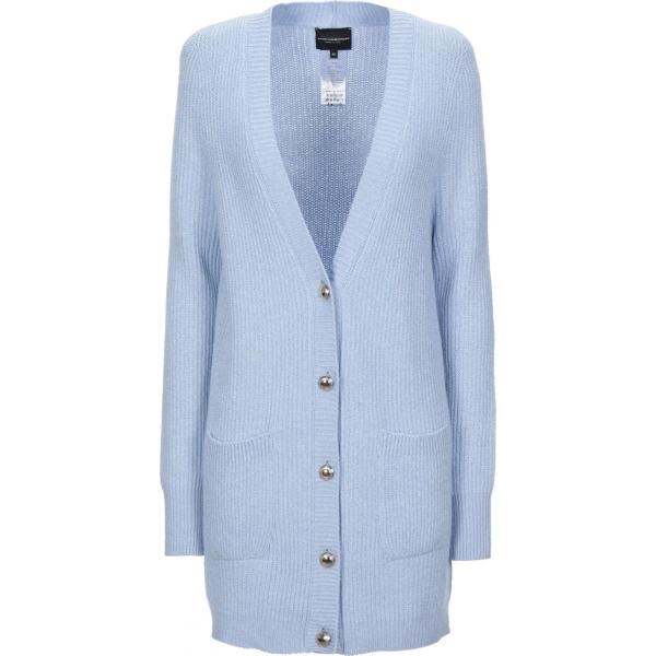 cardigans Atos Lombardini blu tinta unita