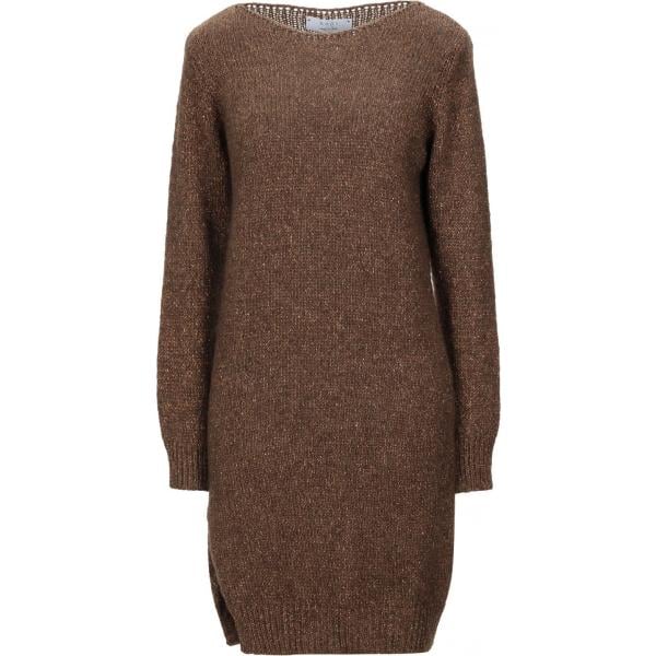 pullovers Kaos marrone tinta unita