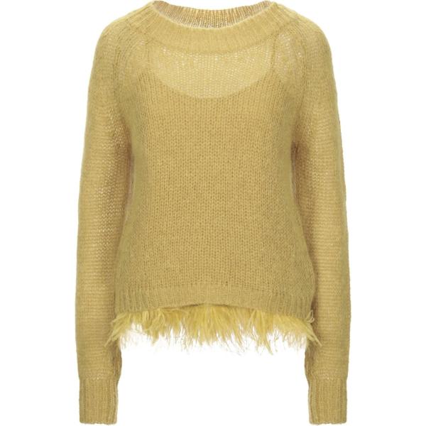 pullovers Twinset giallo tinta unita