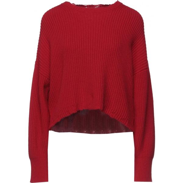 pullovers L Autre Chose rosso tinta unita