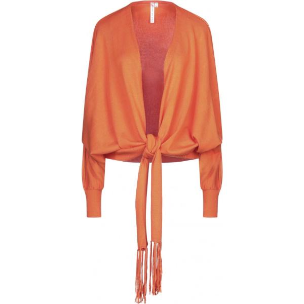 cardigans Care Of You arancione tinta unita