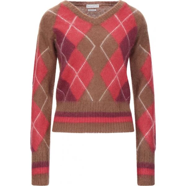 pullovers Ballantyne marrone geometrica