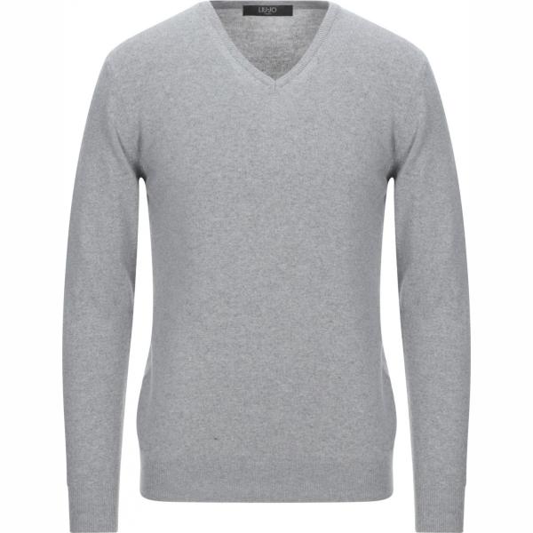 pullovers Liu •Jo Man grigio tinta unita