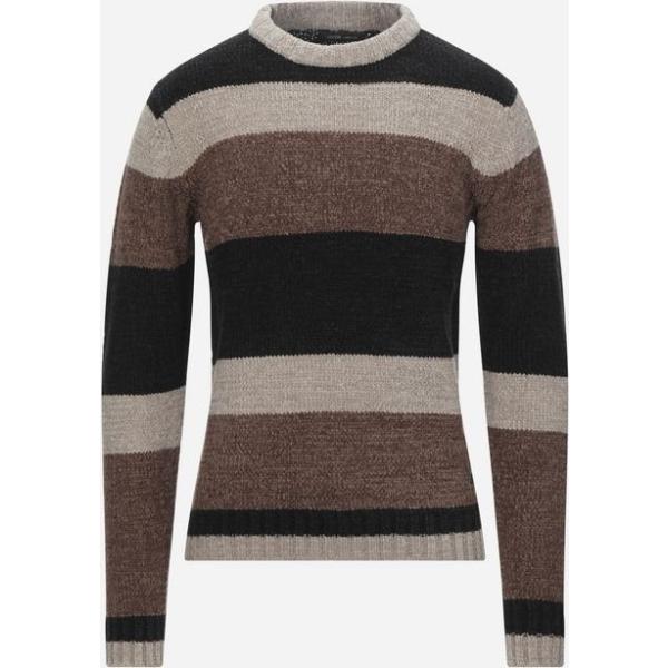 pullovers YES ZEE by ESSENZA marrone a righe