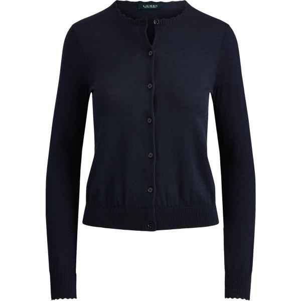 cardigans Lauren Ralph Lauren blu tinta unita