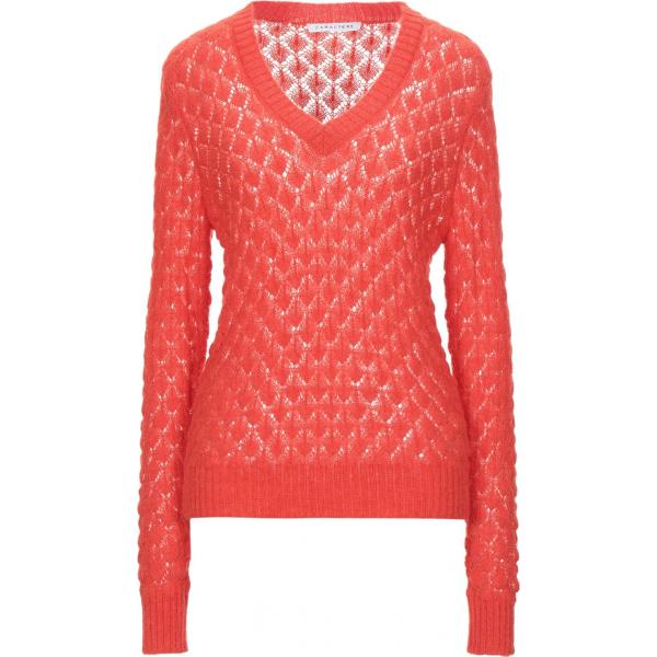 pullovers Caractère rosso tinta unita