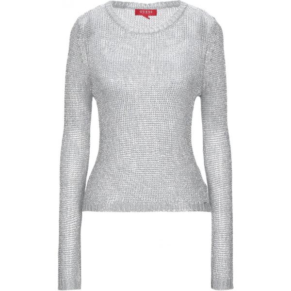pullovers Guess grigio tinta unita