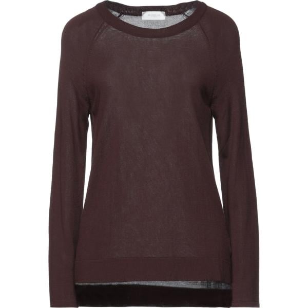 pullovers Slowear marrone tinta unita