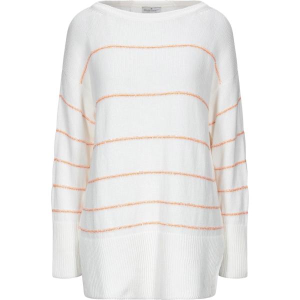pullovers Bruno Manetti bianco a righe