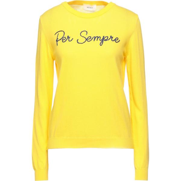 pullovers Vicolo giallo tinta unita