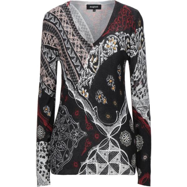 pullovers Desigual nero a fiori