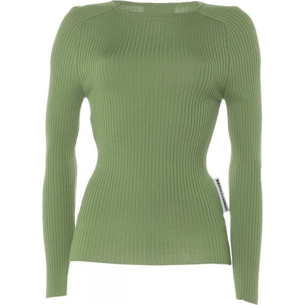 pullovers Moschino verde tinta unita