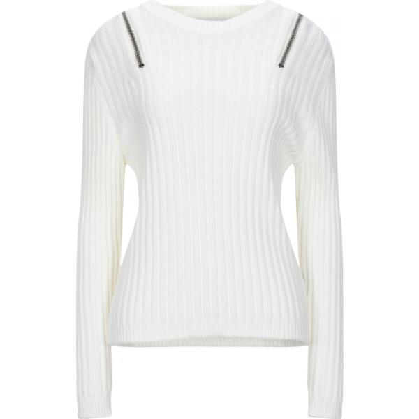 pullovers Moschino bianco tinta unita