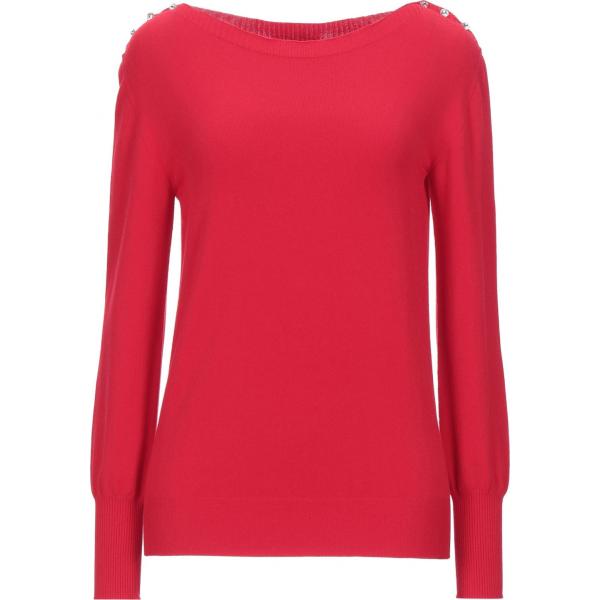 pullovers Twinset rosso tinta unita